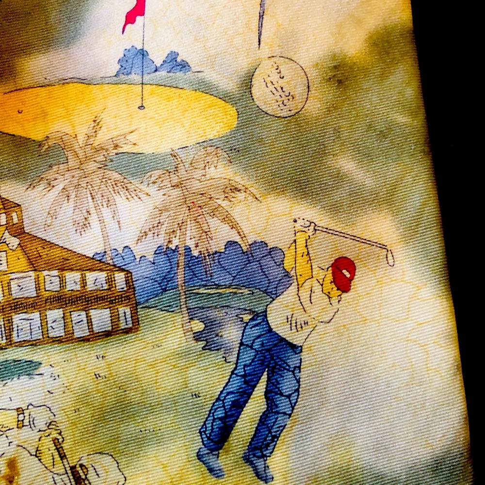 Cambia Golf Theme 100% Silk Tie